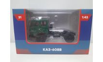 Легендарные грузовики СССР №31, КАЗ-608В, масштабная модель, scale43