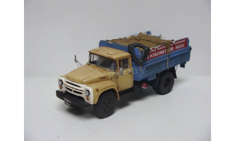 ЗИЛ-130 макулатура   СарЛаб, масштабная модель, 1:43, 1/43