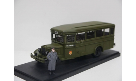 Зис 8  штабной с фигуркой Жуков (Миниклассик), масштабная модель, 1:43, 1/43, Miniclassic