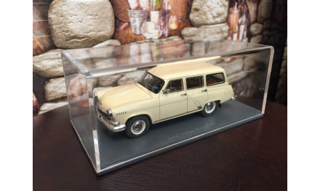 Газ 22 Волга бежевая NEO, масштабная модель, scale43
