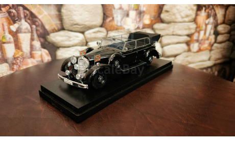 Mercedes Benz 770 1937 cabriolet с флагами RIO, масштабная модель, Mercedes-Benz, 1:43, 1/43