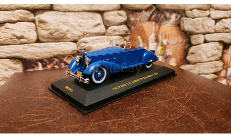 Packard V12 leBaron Speedster 1934г, масштабная модель, IXO Museum (серия MUS), scale43