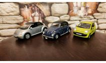 Volkswagen  Beetle и Citroen C1 Три модели одним лотом, масштабная модель, Citroën, Bauer/Cararama/Hongwell, scale43