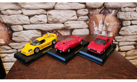 Ferrari F 50, Testarossa , 375, масштабная модель, Hachette, scale43