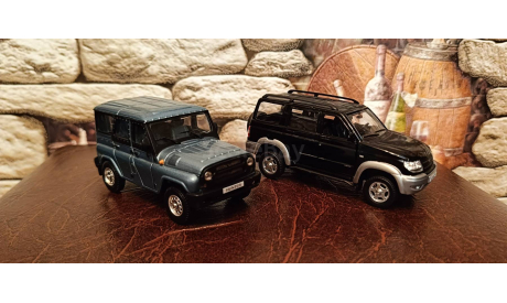 Уаз Хантер и Уаз Патриот, масштабная модель, scale43