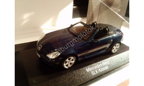 340 Mercedes SLK Roadster R171 2004-2008 1:43 minichamps, масштабная модель, scale43