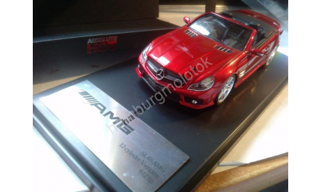 725 1:43 Mercedes SL 65 AMG Schuco Absolute Hot, масштабная модель, scale43