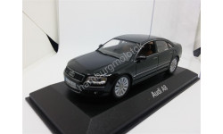 1116 1:43 minichamps audi A8 D3/4E 2002–2005 black