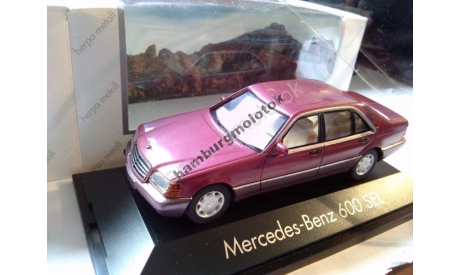 611 Herpa Mercedes 600 SEL 1:43 W140, масштабная модель, scale43