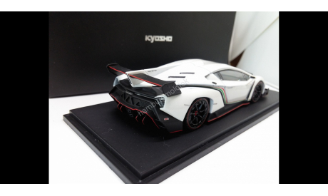 851 Kyosho 05571W Lamborghini Veneno 2014 1:43, масштабная модель, scale43
