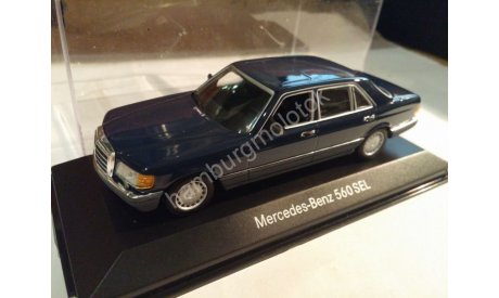 867 Mercedes 560 SEL W126 1:43 Minichamps b66040245, масштабная модель, scale43