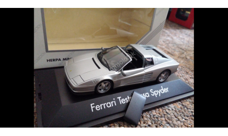 153 1:43 herpa ferrari testarossa spyder spider, масштабная модель, scale43