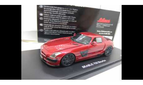 855 1:43 Schuco 45 0882900 Mercedes SLS  BRABUS 700 Biturbo limited 500 PRO.R 43, масштабная модель, scale43