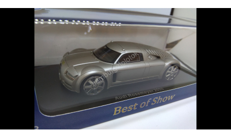 459 Audi Rosemeyer 2000 aluminium 1:43 BoS Models, масштабная модель, scale43