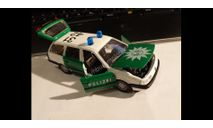 668 vw B3 passat variant schabak 1:43 polizei, масштабная модель, scale43