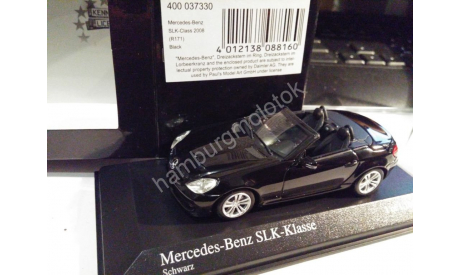 630 mercedes SLK R171 1:43 minichamps limit 1104 2008, масштабная модель, scale43