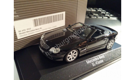 1005 1:43 mercedes sl r230 minichamps b66961922, масштабная модель, scale43