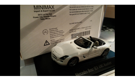 961 Mercedes  SLS C197 AMG Roadster Minimax 1:43 spark, масштабная модель, scale43