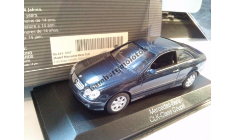 539 1:43 minichamps mercedes CLK coupe, масштабная модель, scale43