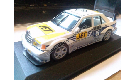 135 Minichamps w201 Mercedes 190E Evo2 1:43 Biela, масштабная модель, scale43