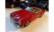 222 Mercedes 190 SL W121 Minichamps 1:43 cabrio, масштабная модель, scale43