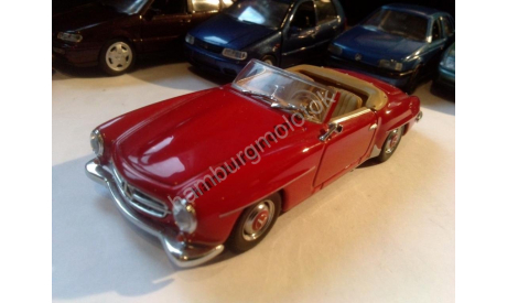 222 Mercedes 190 SL W121 Minichamps 1:43 cabrio, масштабная модель, scale43