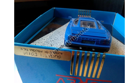 Norev 1:43 Bugatti EB 110 Modele Production лимит, масштабная модель, scale43