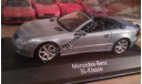 1:43 mercedes sl R230 cabrio minichamps, масштабная модель, scale43