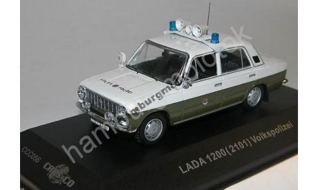 1:43 лада 1200 2101 volkspolizei ist carsandco ixo, масштабная модель, scale43