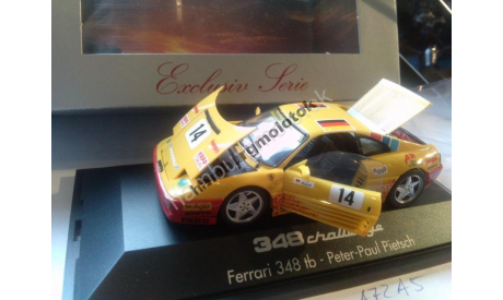 595 herpa 1:43 FERRARI 348tb CHALLENGE #14 PETER PIetsch, масштабная модель, 1/43