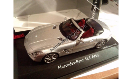 355 Schuco Mercedes SLS AMG roadster a197 1:43 lim, масштабная модель, scale43