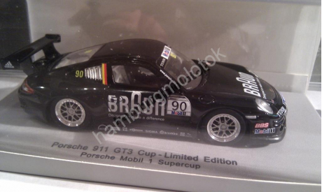 1:43 125 Porsche 911 GT3 cup limited Mobil 1 Spark, масштабная модель, scale43