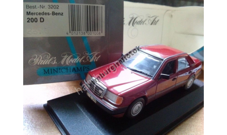 694 Mercedes E-Klasse 200 D 1:43 W124 Minichamps, масштабная модель, scale43