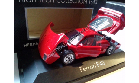 628 1:43 herpa ferrari F40, масштабная модель, scale43