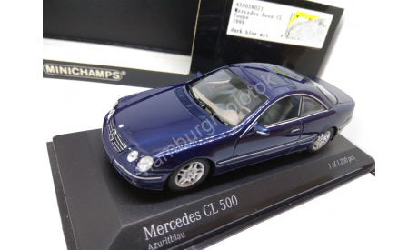 714 Minichamps 1:43 Mercedes C215 CL 500 1999 430038021, масштабная модель, 1/43