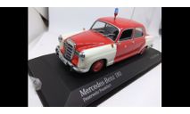 182 Minichamps Mercedes 180 W120 Feuerwehr Frankfurt 1:43 пожарная, масштабная модель, 1/43, Mercedes-Benz