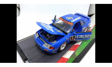 040 Nissan Skyline GT-R/A R32 Calsonic JTC 1992 Rosso Japan 1:43 open close modified, масштабная модель, 1/43