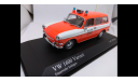 472 Minichamps VW 1600 Variant Feuerwehr Solingen 1:43 пожарная, масштабная модель, scale43, Volkswagen