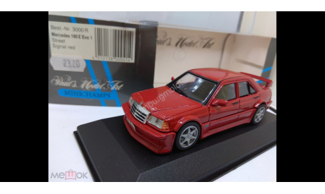 367 Mercedes 190 E 2,5 16 Evo 1 street W201 Minichamps 1:43 3000 R, масштабная модель, scale43