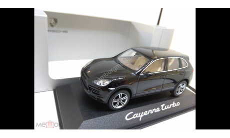 718 MINICHAMPS PORSCHE CAYENNE TURBO 1:43 black, масштабная модель, scale43