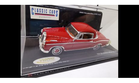 1077 Vitesse Mercedes 220 SE Coupe W128  1:43 28660 ponton Limit 2472, масштабная модель, scale43