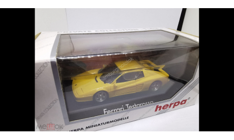 1076 herpa 1:43 ferrari testarossa, масштабная модель, scale0