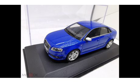 153 Audi RS4 RS 4 B7 A4 2004 blau metallic 1:43 Minichamps, масштабная модель, scale0