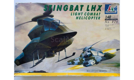Stingbat LHX Light Combat Helicopter 1/48 Italeri, сборные модели авиации, scale48