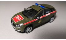 LADA Vesta SW Cross КОНВЕРСИЯ Военная Полиция DeAgostini 1:43, масштабная модель, scale43, ВАЗ