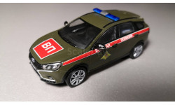 LADA Vesta SW Cross КОНВЕРСИЯ Военная Полиция DeAgostini 1:43