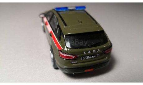 LADA Vesta SW Cross КОНВЕРСИЯ Военная Полиция DeAgostini 1:43, масштабная модель, ВАЗ, 1/43