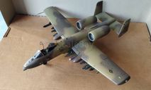 Pro build 1/48 A-10A Thunderbolt II (Kitech) model, сборные модели авиации, scale48