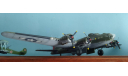 PRO BUILT Academy 1/72 B-17F Flying Fortress model, сборные модели авиации, Boeing, Hasegawa, scale72