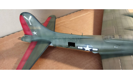 Pro-Built B-17F Flying Fortress 1/72 Model – Museum Quality Static Display, сборные модели авиации, Boeing, Hasegawa, 1:72